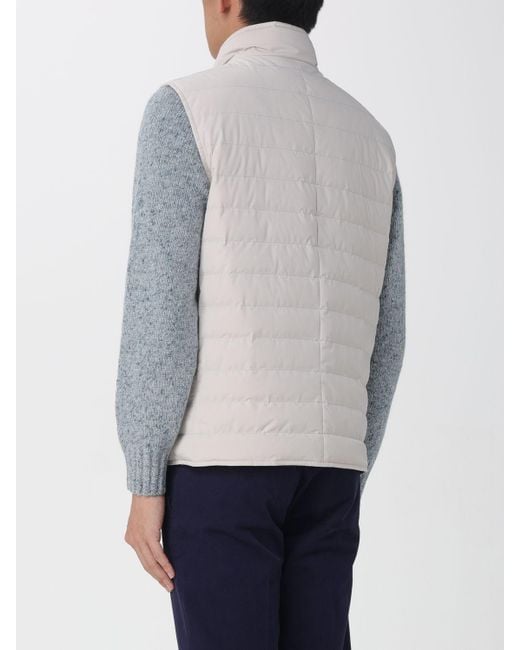 Brunello Cucinelli Gray Vest for men
