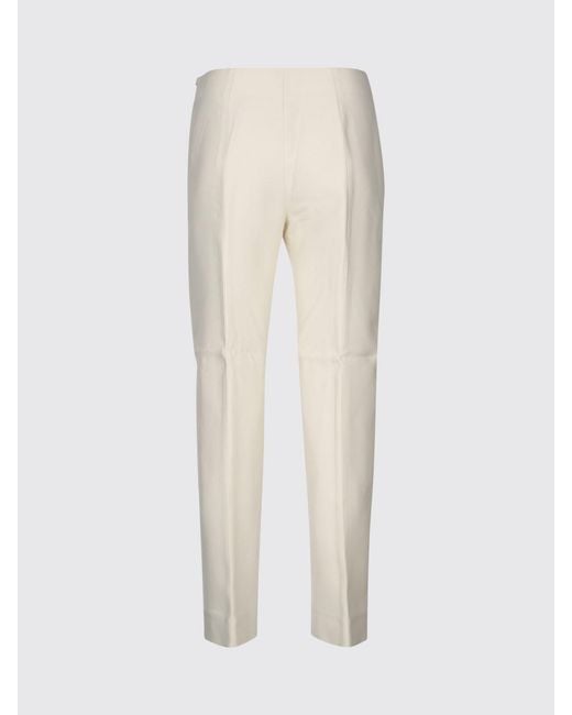 Totême  Multicolor Straight Wool And Silk Trousers