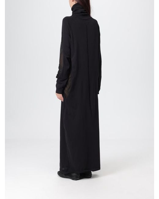 Y-3 Blue Long Turtleneck Dress
