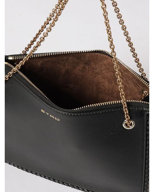 Etro Black Leather Bag