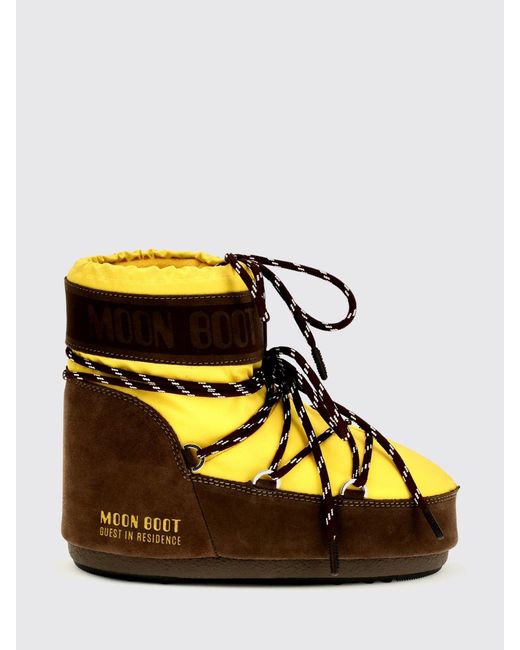 Moon Boot Black Icon Low Suede And Nylon Snow Bootie Guest