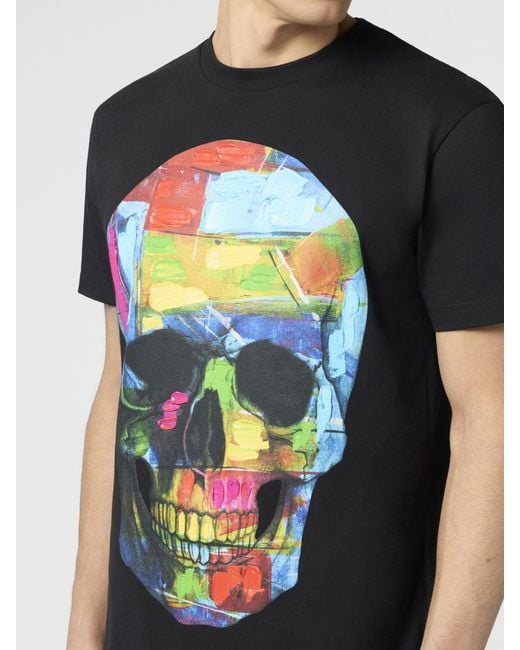 Philipp Plein Black T-Shirt for men