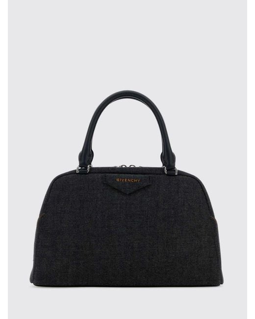 Givenchy Black Antigona East West Denim Bag