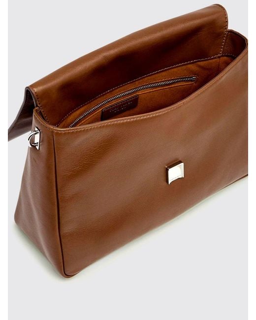 Tory Burch Brown Charlie Leather Bag