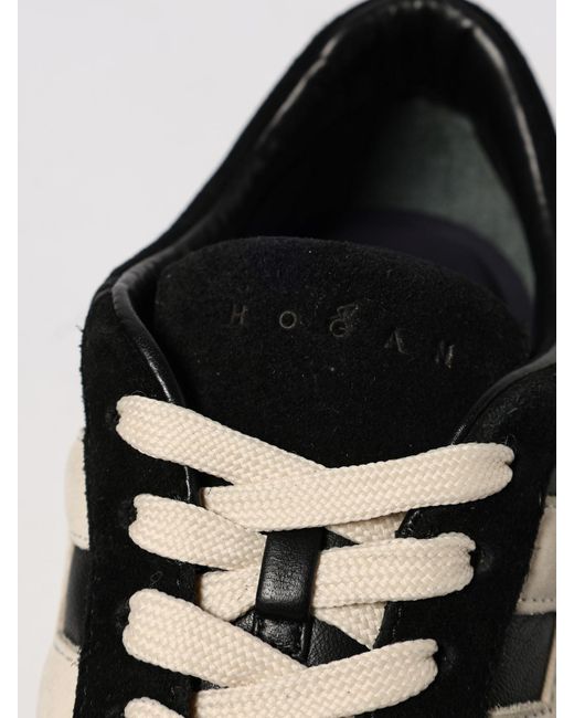 Hogan Black H669 Suede Sneakers