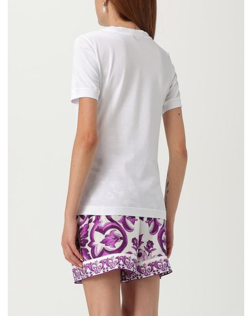 Dolce & Gabbana White Essential Basic T-Shirt