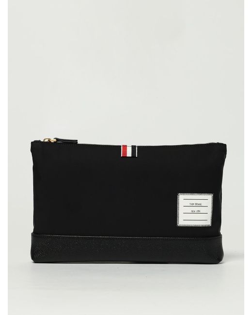 Pouch di Thom Browne in Black da Uomo