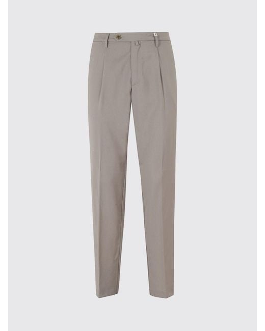 Myths Gray Wool Tailored Trousers for men