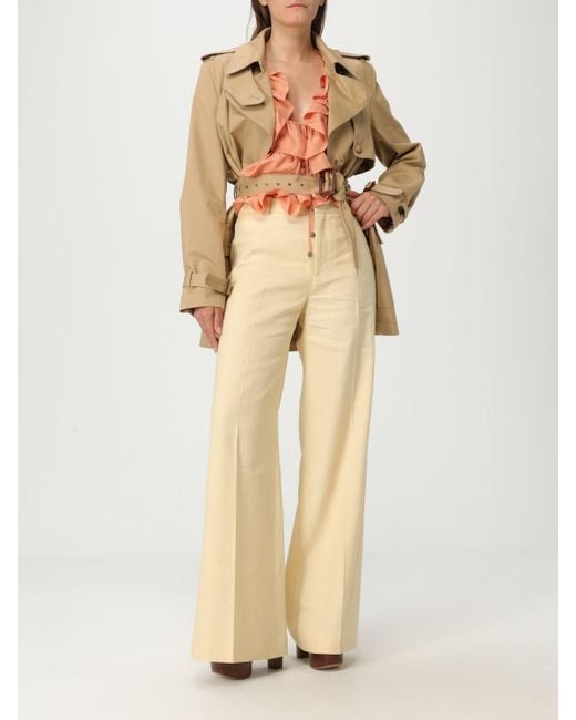 Pantalone Classico di Chloé in Natural