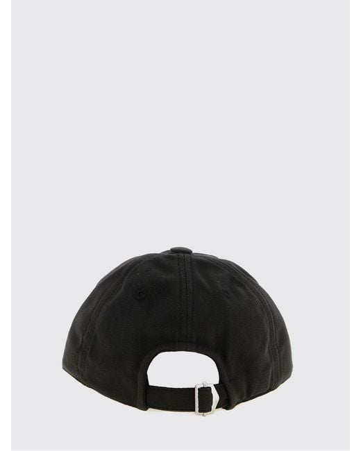 Isabel Marant Black Tomas Cotton Twill Hat