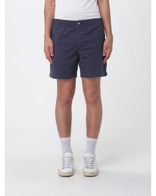 Polo Ralph Lauren Blue Stretch Cotton Shorts for men