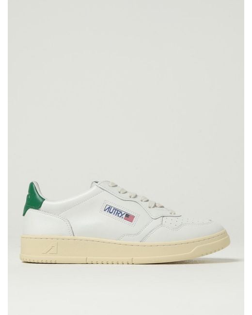 Autry Natural Medalist Leather Sneakers for men