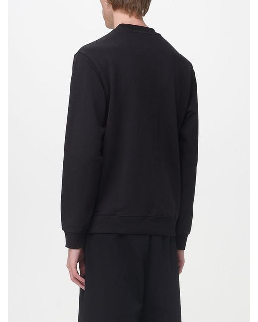 Versace Jeans Couture Blue Cotton Crewneck Sweatshirt With Logo for men