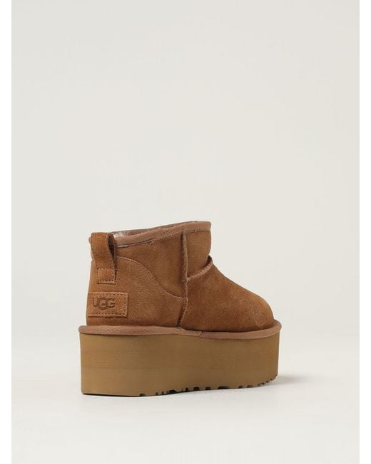 Ugg Brown Flat Ankle Boots