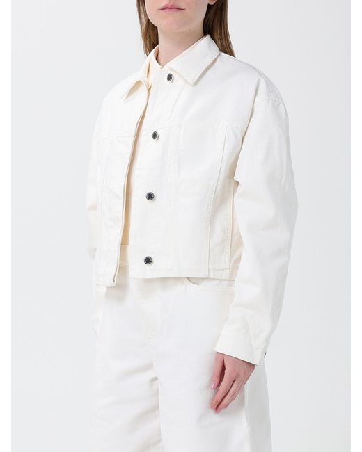 Maison Kitsuné White Maison Kitsun&Eacute Denim Shirt Jacket