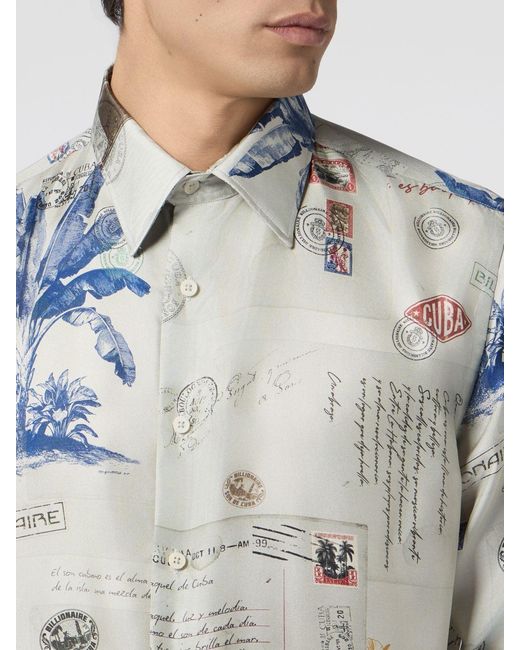 Billionaire Gray Shirt for men