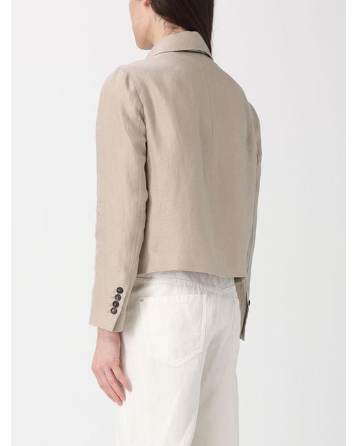 Brunello Cucinelli Natural Linen Saharan Jacket