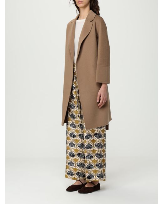 Max Mara Natural Virgin Wool Coat