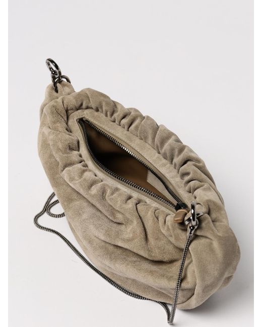 Brunello Cucinelli Natural Shoulder Bag