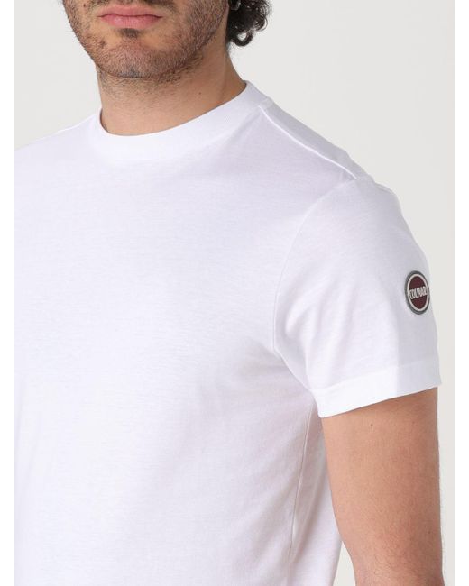 T-shirt in cotone di Colmar in White da Uomo