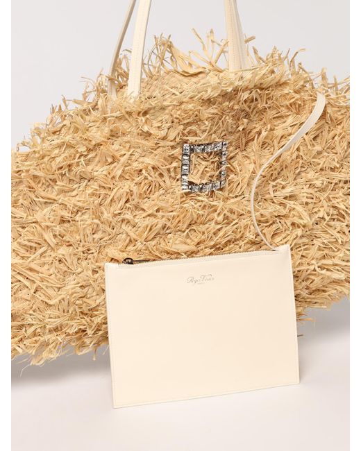 Roger Vivier Natural Shoulder Bag