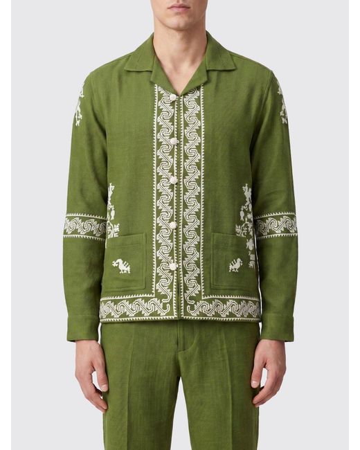 BAZISZT Green T-Shirt for men