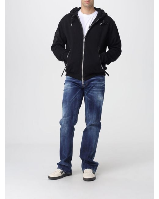 Dsquared2 Ducati Blue Sweatshirt for men