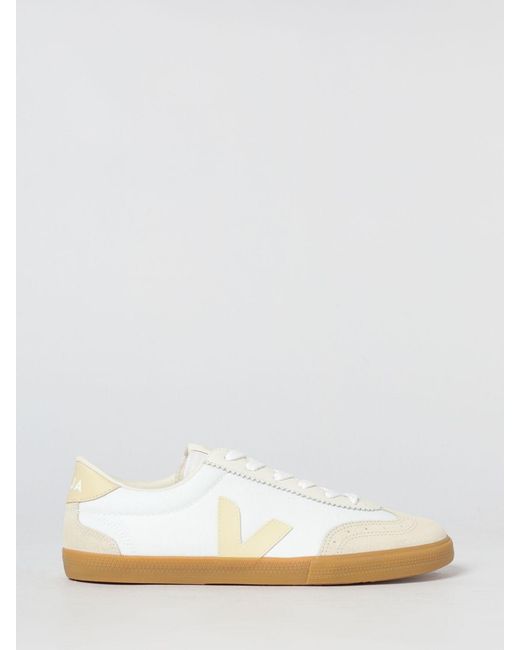 Veja White Volley O.T. Leather Sneakers for men