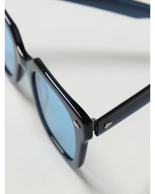 Moscot Blue Acetate Sunglasses for men
