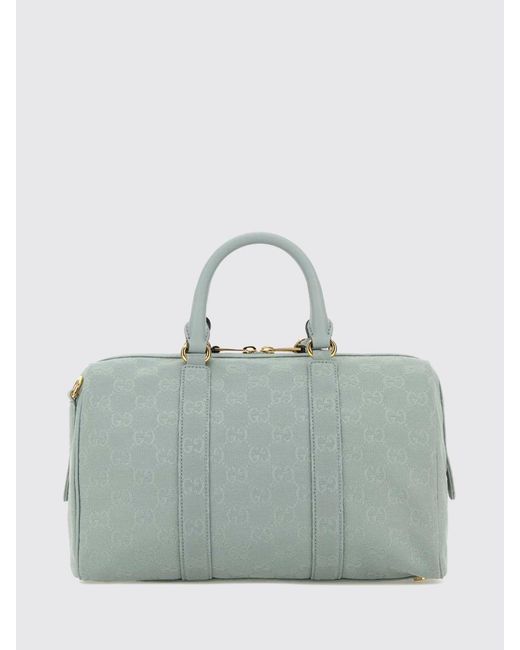 Gucci Green Ophidia Canvas Bag With Gg Jacquard Monogram for men