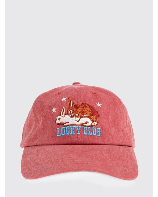 Carne Bollente Lucky Club Embroidered Cotton Twill Hat for men