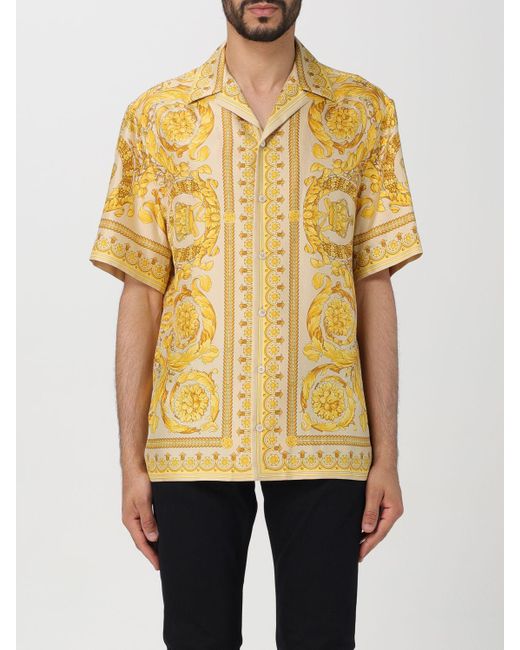 Versace Yellow Shirt for men