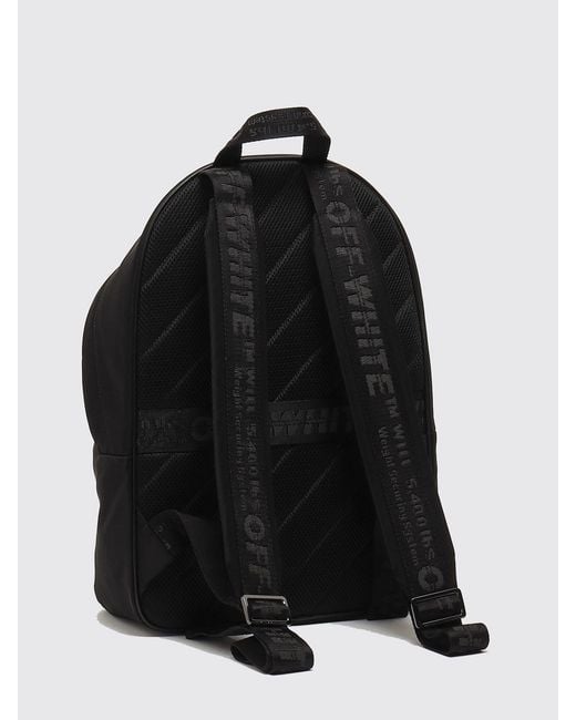 Off-White c/o Virgil Abloh Black Nylon Backpack With Arrow Logo for men