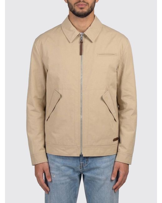 Moschino Couture Natural Cotton Overshirt for men