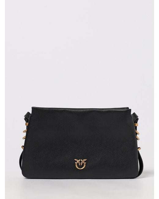 Pinko Black Mini One, Two, Three Bag