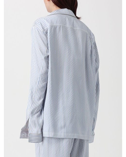 Tom Ford Blue Striped Silk Shirt