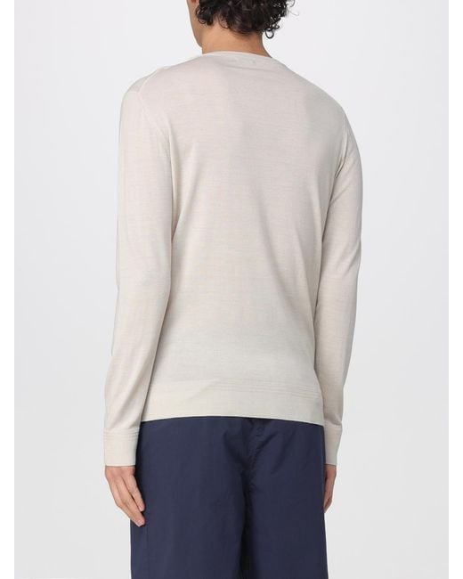 Barena White Wool Knit Top for men