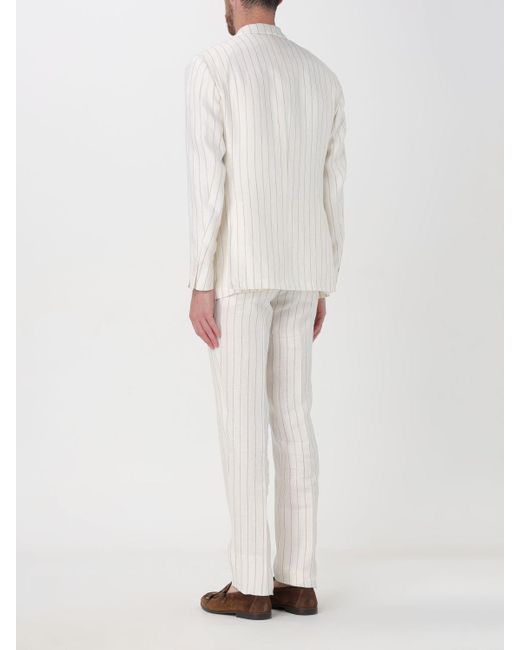 Luigi Bianchi White Suit for men