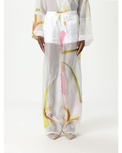 Genny White Trousers