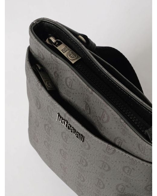 Just Cavalli Gray Bag for men