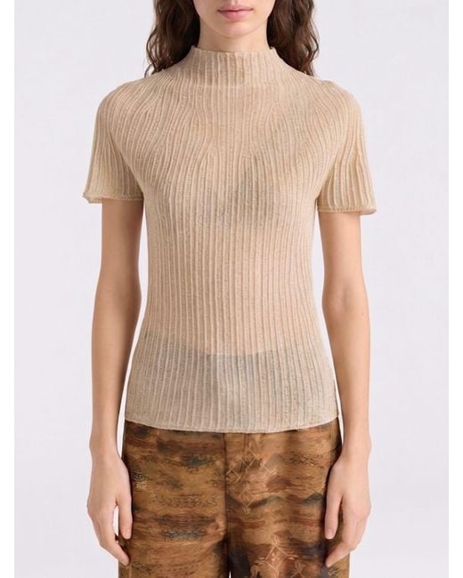 Momoní Natural MomonÌ Lurex Viscose Blend Sweater