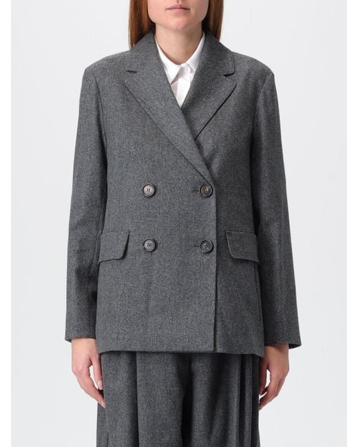 Max Mara Gray Blazer Damen
