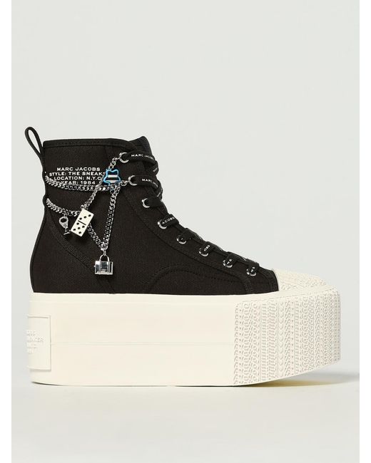 Marc Jacobs Black The Sneak Platform Sneaker Hightop