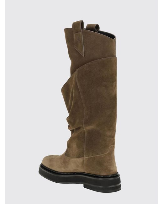 The Attico Green Boots