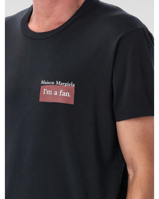 Maison Margiela Black T-Shirt for men
