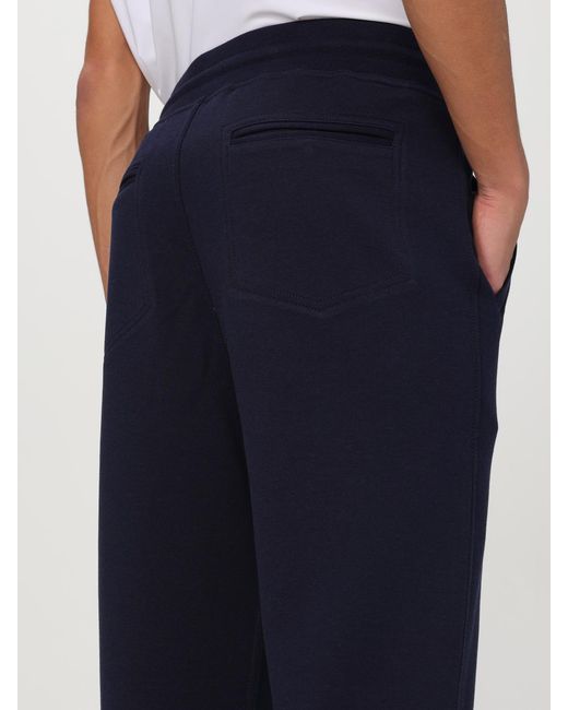 Brunello Cucinelli Blue Sweatpants for men