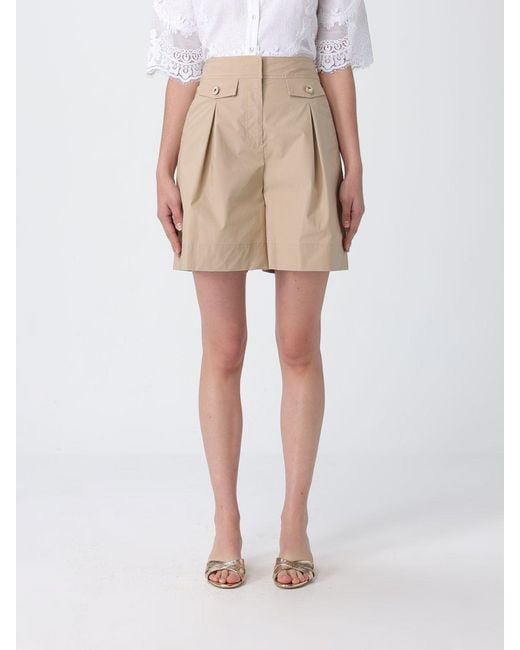 Twinset Natural Cotton Shorts