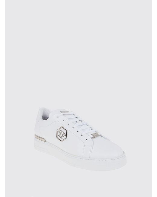 Sneakers Hexagon di Philipp Plein in White da Uomo