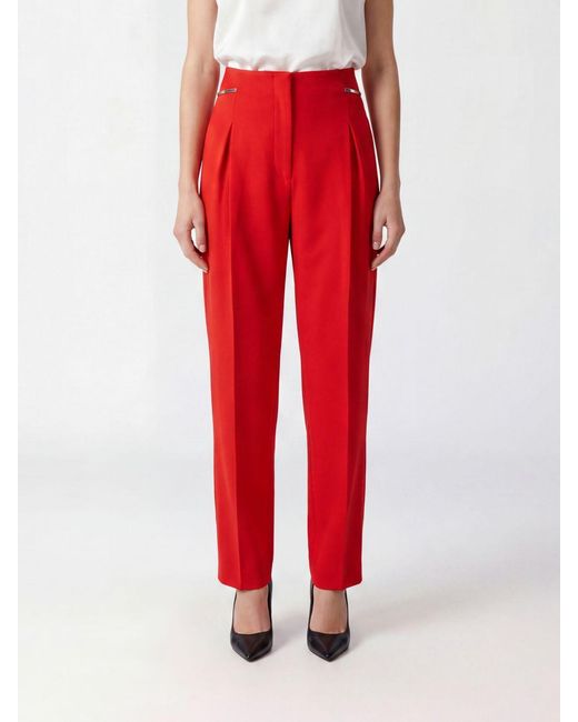 Sportmax Red Pants