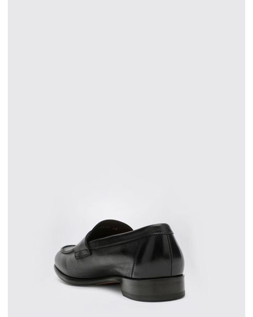 Doucal's White Leather Loafer for men